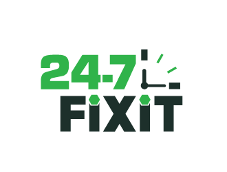 24-7 Fixit logo design by logy_d