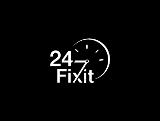 24-7 Fixit logo design by Anizonestudio