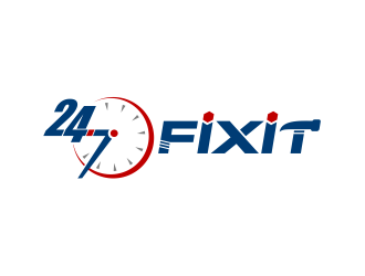 24-7 Fixit logo design by mutafailan