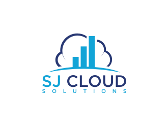 SJ Cloud Solutions logo design by blessings