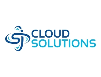 SJ Cloud Solutions logo design by FriZign