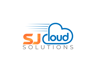 SJ Cloud Solutions logo design by DeyXyner