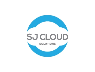 SJ Cloud Solutions logo design by zakdesign700