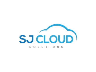 SJ Cloud Solutions logo design by zakdesign700