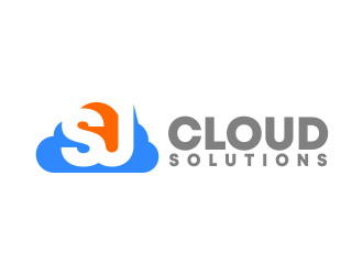 SJ Cloud Solutions logo design by ekitessar