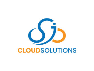SJ Cloud Solutions logo design by yunda