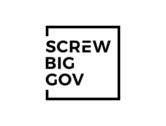 Screw Big Gov logo design by BlessedArt