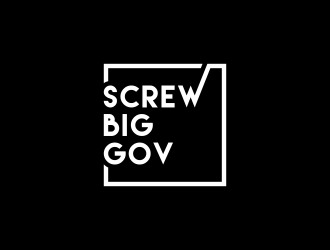 Screw Big Gov logo design by BlessedArt