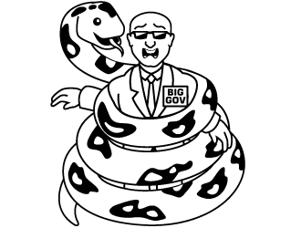 Screw Big Gov logo design by Suvendu