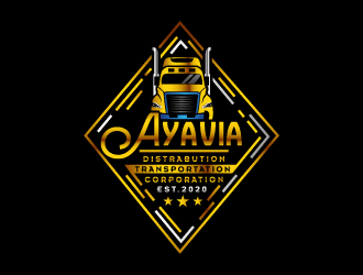 Ayavia Distrabution Transportation Corporation  logo design by Suvendu