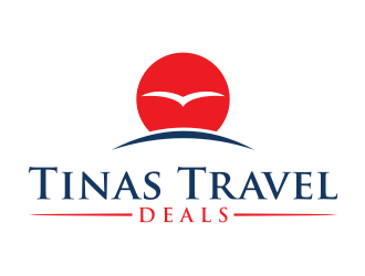 Tinas Travel Deals  logo design by puthreeone