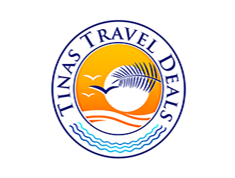 Tinas Travel Deals  logo design by 3Dlogos