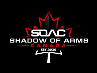 Shadow of Arms Canada logo design by Suvendu