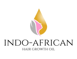 Indo-African Hair Growth Oil logo design by jetzu