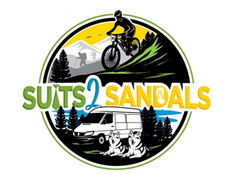 Suits2Sandals logo design by gogo