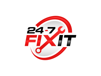 24-7 Fixit logo design by pionsign