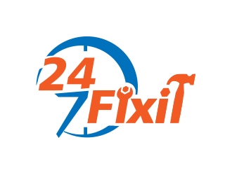 24-7 Fixit logo design by avatar