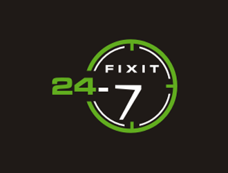 24-7 Fixit logo design by Franky.