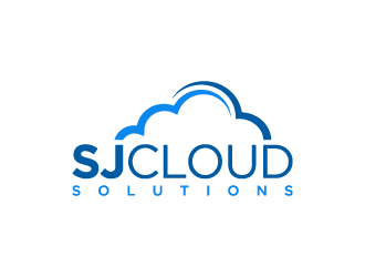 SJ Cloud Solutions logo design by denfransko