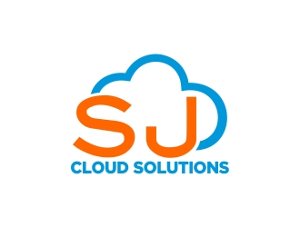 SJ Cloud Solutions logo design by cikiyunn