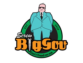 Screw Big Gov logo design by DreamLogoDesign