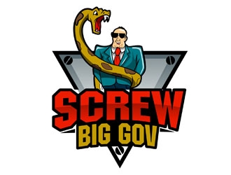 Screw Big Gov logo design by DreamLogoDesign