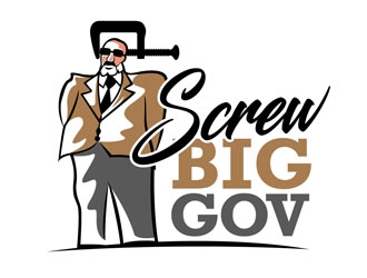 Screw Big Gov logo design by DreamLogoDesign