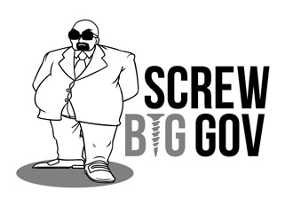 Screw Big Gov logo design by DreamLogoDesign