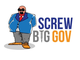 Screw Big Gov logo design by DreamLogoDesign