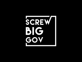 Screw Big Gov logo design by BlessedArt