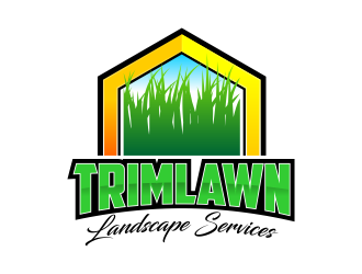 Trimlawn Landscape Services logo design by ekitessar