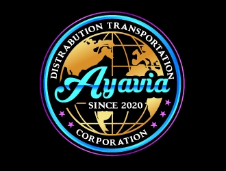 Ayavia Distrabution Transportation Corporation  logo design by Suvendu