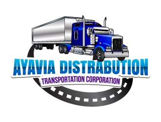 Ayavia Distrabution Transportation Corporation  logo design by uttam