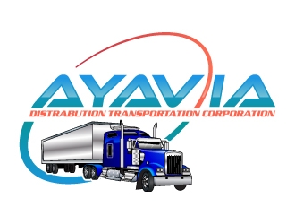 Ayavia Distrabution Transportation Corporation  logo design by uttam