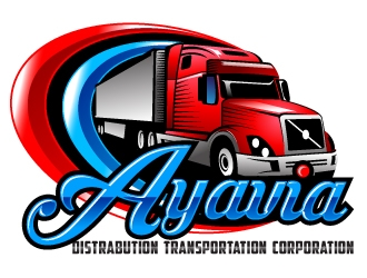 Ayavia Distrabution Transportation Corporation  logo design by Suvendu