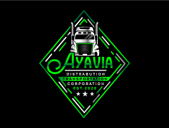 Ayavia Distrabution Transportation Corporation  logo design by Suvendu