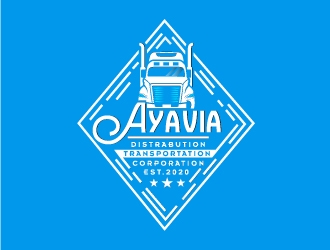 Ayavia Distrabution Transportation Corporation  logo design by Suvendu