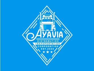 Ayavia Distrabution Transportation Corporation  logo design by Suvendu