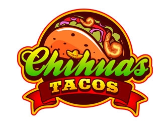 Chihuas Tacos logo design by DreamLogoDesign