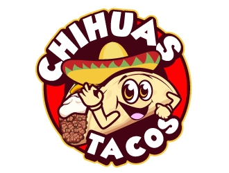 Chihuas Tacos logo design by Suvendu