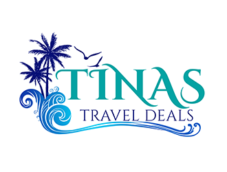 Tinas Travel Deals  logo design by 3Dlogos
