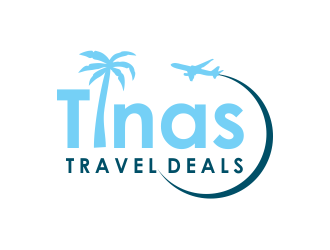 Tinas Travel Deals  logo design by Girly