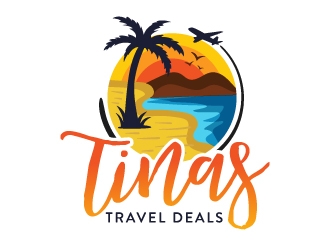 Tinas Travel Deals  logo design by akilis13