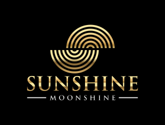 Sunshine Moonshine logo design by p0peye