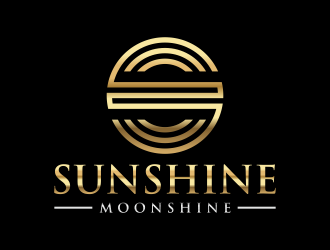 Sunshine Moonshine logo design by p0peye