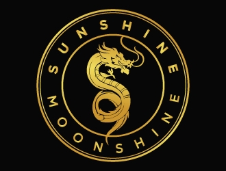 Sunshine Moonshine logo design by aryamaity