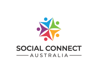 Social Connect Australia logo design by mhala