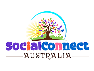 Social Connect Australia logo design by 3Dlogos