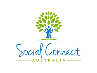 Social Connect Australia logo design by puthreeone