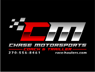 Chase Motorsports Coach & Trailer logo design by cintoko
